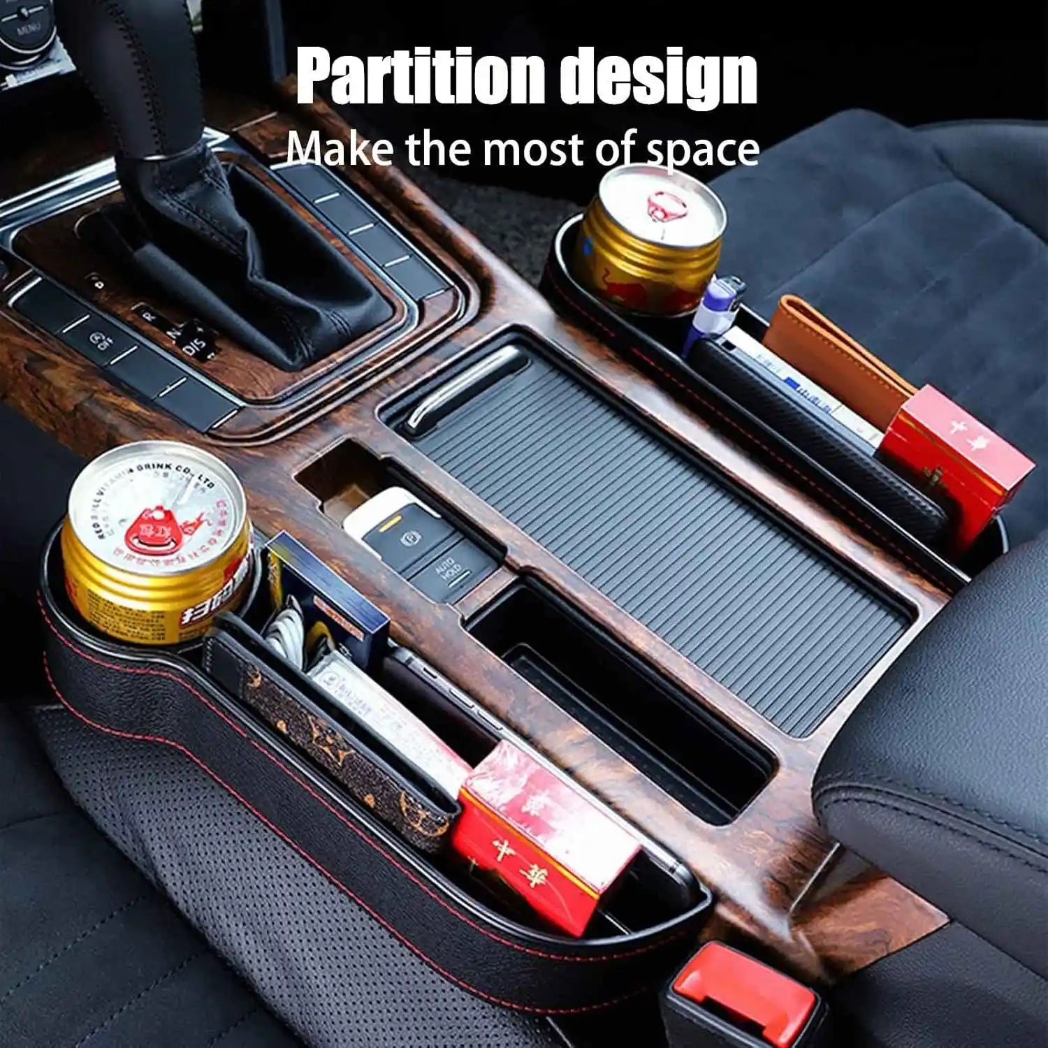 Car Seat Gap Filler Organizer, Seat Organizer Front Seat ( Pack Of 2 )