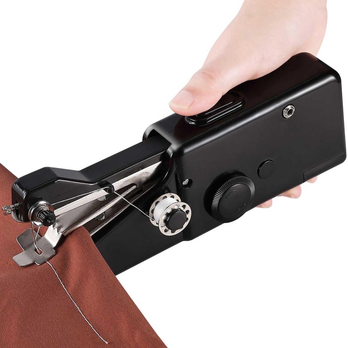 PREMIUM Portable Mini Electric Sewing Machine - Cordless Handheld for Quick Fabric Repairs & DIY Crafts, Ideal for Beginners - GingerDrop.in
