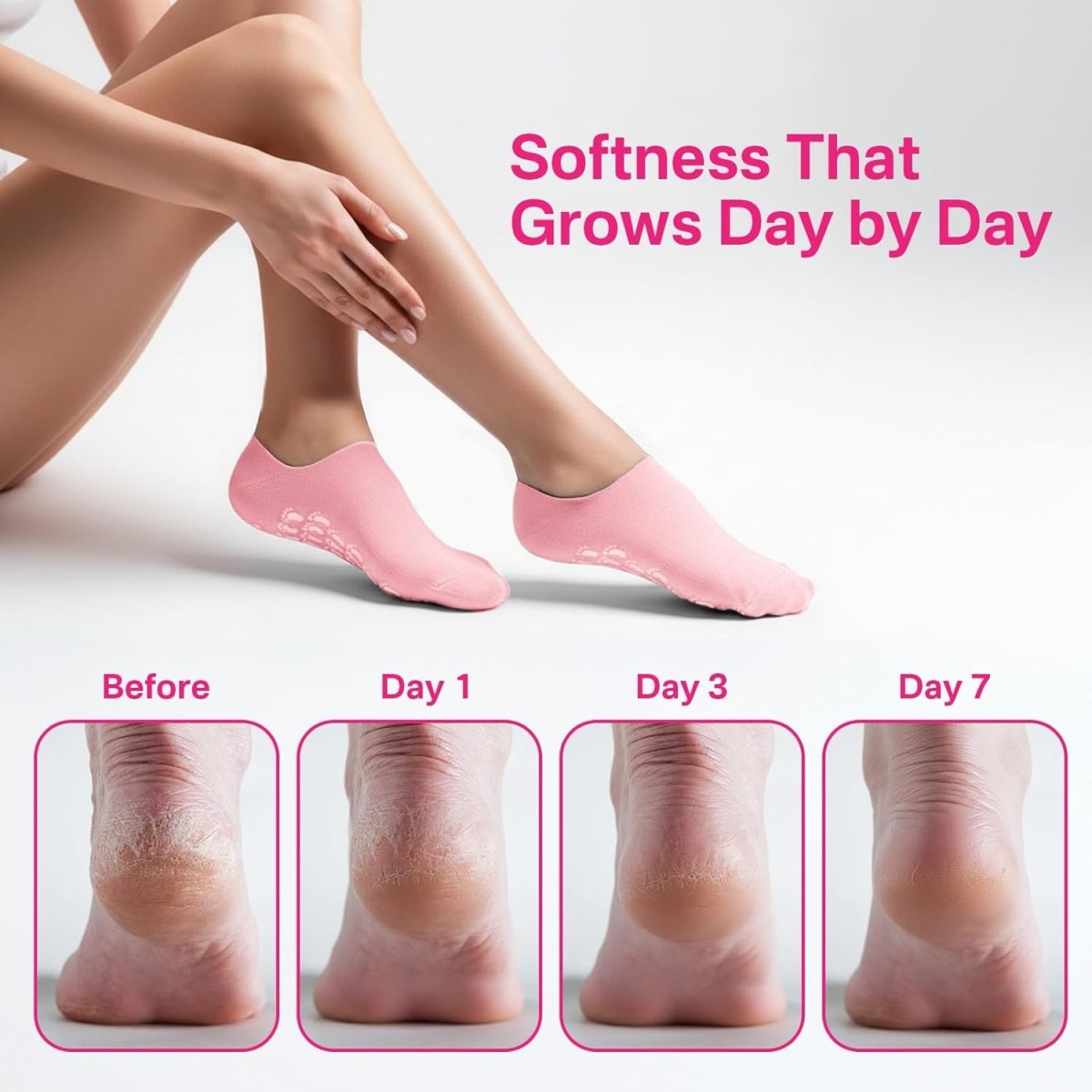 SoftStep™ | Magic Gel Socks ✨ - GingerDrop.in