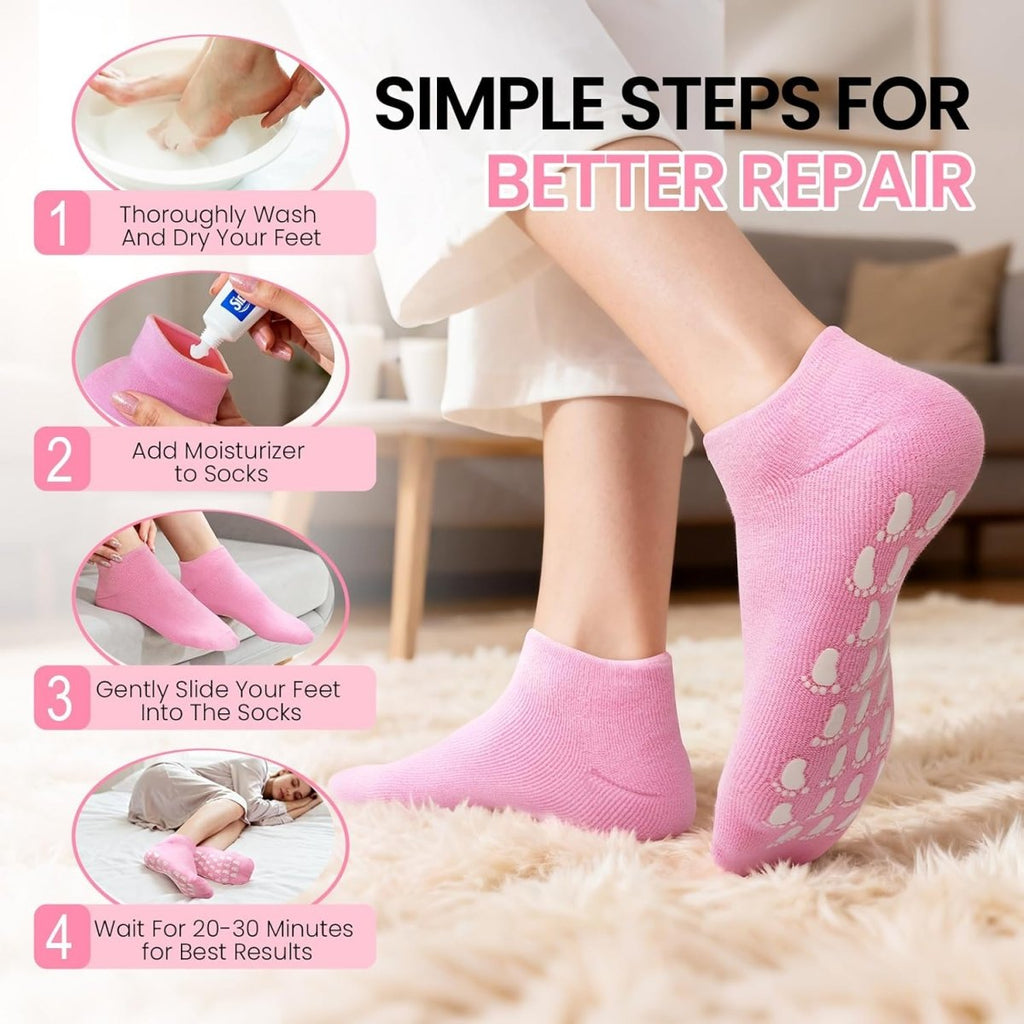 SoftStep™ | Magic Gel Socks ✨ - GingerDrop.in